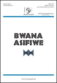 Bwana Asifiwe SATB choral sheet music cover Thumbnail